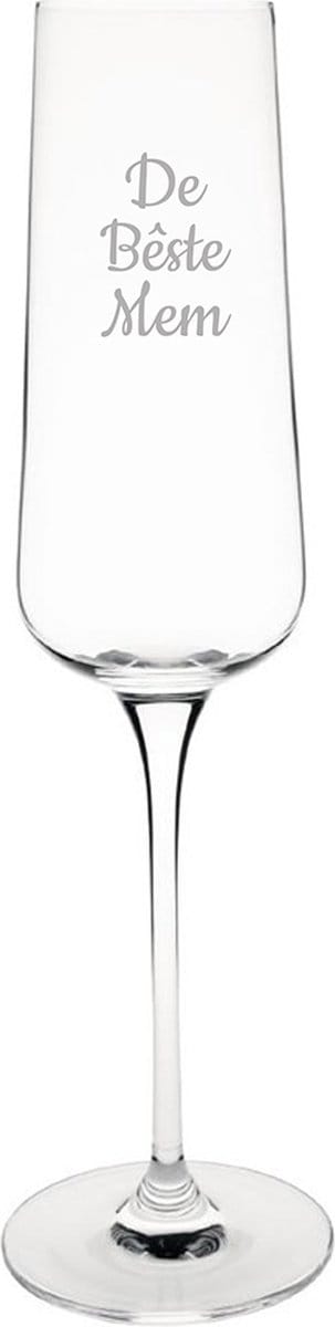 Gegraveerde Champagneglas 27cl De Bêste Mem