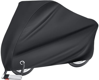 Fietshoes, waterdichte fietshoes voor buiten, regen-, zon-, UV-, stof- en winddicht, met slotgat, geschikt voor mountainbikes, racefietsen en elektrische fietsen. XL (190*69*98 cm)