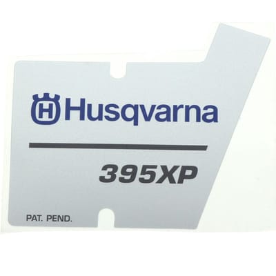 Husqvarna 395xp starterkap sticker