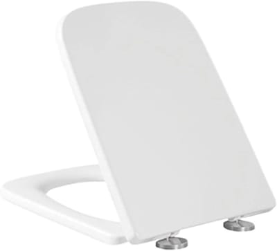 Toiletbril - Zitting Deksel - Badkamer Comfort - Langzaam Sluitend - 34 cm Breed - Wit