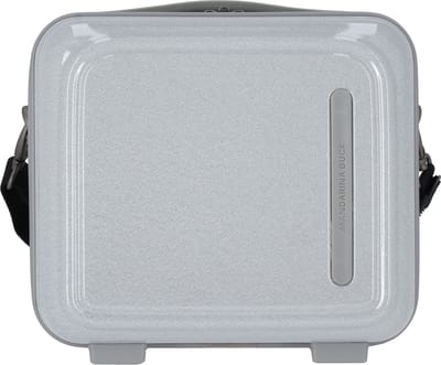 MANDARINA DUCK Cosmetische tas Logoduck + Glitter Beauty Case Glitter Silver Grijs