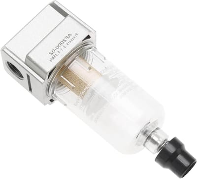 Allecto Plus - Air Duct Filter Water Oil Separator voor Luchtlijn 750L/min. En handle afvoer.
