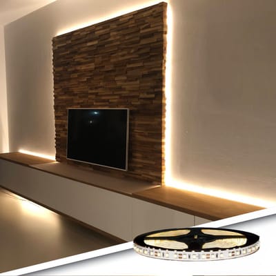 Led strip Helder Wit - 1 meter - Premium - Complete set inclusief afstandsbediening - Led verlichting - Sfeervol en praktisch