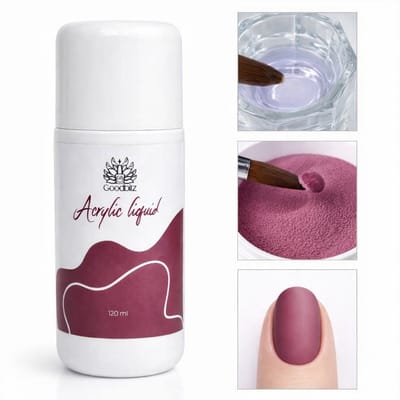 Goodbitz - Acrylvloeistof - 120 ml - Monomer - Monomer acryl - Acryl poeder - Acrylvloeistof - Monomer acryl liquid - Monomer liquid - Acryl nagels - Acryl Liquid