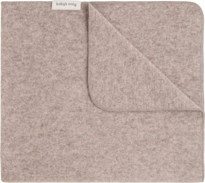 Baby's Only Newborn deken Merino Brushed Meadow - Babydeken gemaakt van 100% merinowol - Geschikt voor alle 4 de seizoenen - Sand - 65x75 cm