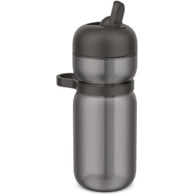 Mepal Drinkfles flip Sport - 600 ml - Flip en drink - Lekdicht - Draaglus en comfortabele grip - Vaatwasmachinebestendig - Drinkflessen - Graphite black