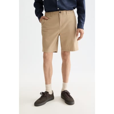 Scotch & Soda Stuart Cotton-blend Twill Regular-fit Short Sand Size: W31 | Shorts Outlet | Heren | Beige