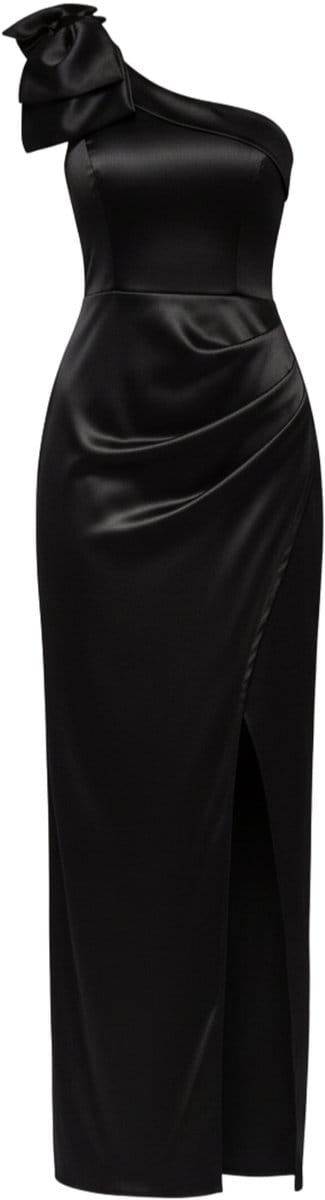 LARICA Jurk - Rits - Jurk Zwart XS