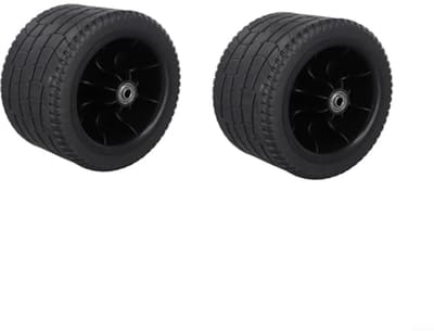 Reservewiel 7 inch voor opvouwbare tuinwagentjes - 360° draaibaar en hoog belastbaar