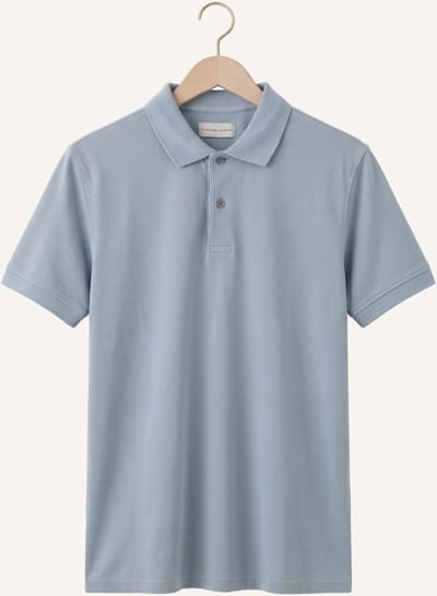 STEFANO LAURAN Polo Bjorn Heren - Polo shirt - Lichtblauw - Maat L