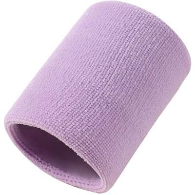 Poignet de sport respirant unisexe absorbant la transpiration pour le tennis, le basket-ball, la salle de sport, l'entraînement violet clair