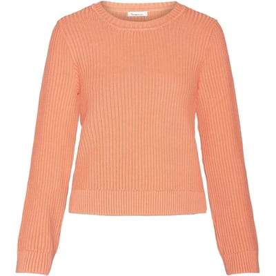 Damestrui met ronde hals KnowledgeCotton Apparel Knitted OCS/Vegan