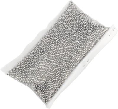 Roestvrijstalen Gepolijste Kralen voor Sieraden, Perfect voor Polijsten en Metaalbewerking, Ruwe en Precieze Afwerking (2 mm)