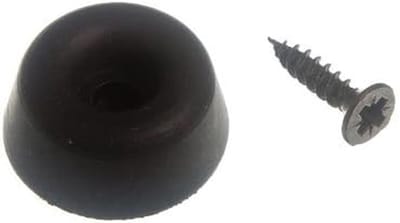 Toiletbril buffers - Stoel onderdelen - Bescherming toilet - Anti-slip functie - 22MM diameter - Zwart
