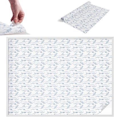 Tulup Raamfolie Anti inkijk - Inspiratie uit de zee Melkglas Folie - 200x146 cm - Wit Anti inkijk Raamfolie Glas in Lood - Zonwerende Raamfolie - Voor de badkamer, slaapkamer, hal - Privacy Folie Raam Glas in Lood