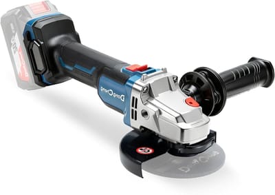 Haakse Slijper - Accu Slijper - Metaal Bewerken - Borstelloze Motor - 125 mm Schijf - Blauw