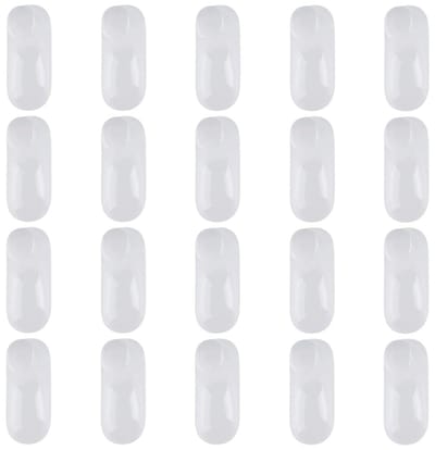 Dailygoods- Schoenhouder 20 Paar - Transparante Kunststof - Voetsteunen - Babyvoetenstandaard - Vervorming Voorkomen - Maat 10x4,3x3,9 cm - Schoenenrek