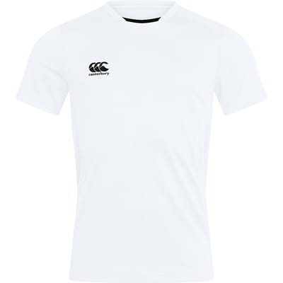 Canterbury Unisex T-shirt Club Dry voor volwassenen (Wit)