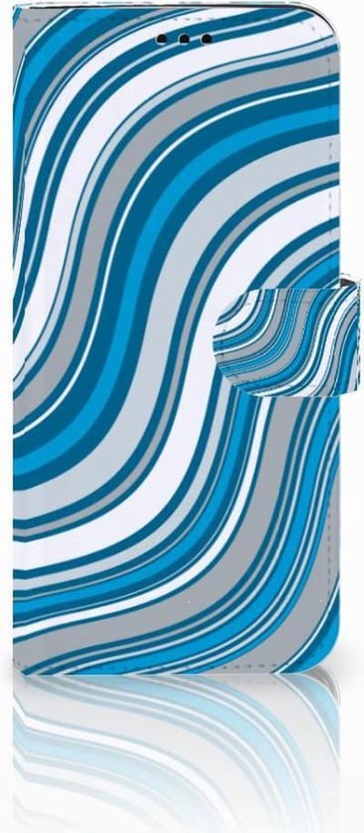 Samsung Galaxy S9 Plus Telefoon Hoesje Waves Blue