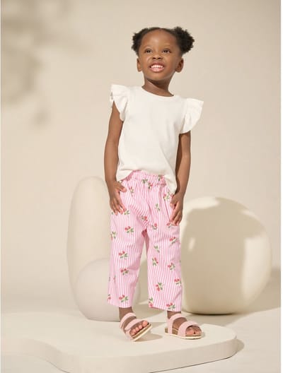Next - Meisjes - Broek met elastische taille - Roze