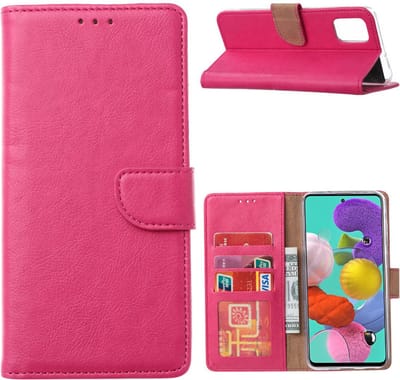 Cityhoesje-Bookcase incl. Pasjeshouder geschikt voor Samsung A51