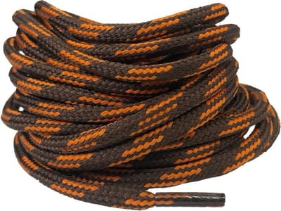 Wandel-/Bergschoen veters Bruin/Oranje 150cm - Rond