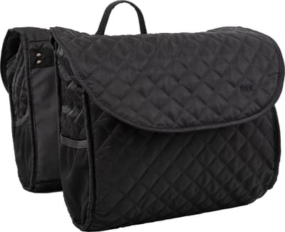 BECK Quilt - Dubbele fietstas - Zwart