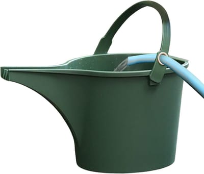 Watergieter Gietijzer - Bewateringshulp Buiten - Planten Water Geven - Comfortabele Handgreep - 24x28x24 cm - Groen