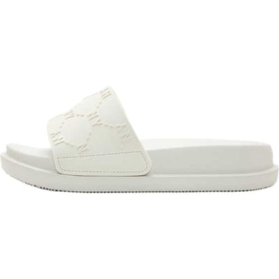 MLB New York Yankees Sandales Claquettes Chunky Mound Dia Monogramme Confortables Douces Antidérapantes Durables Chaussures Unisexe Blanc 3ALPAC143-50WHS 38 white