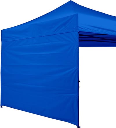 Zijwand Partytent - Tentpaneel Luifel - Bescherming Buiten - Waterdicht PU-coating - 243 x 243 cm - Blauw