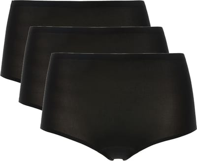 Chantelle - SoftStretch - Hogetailleslip - One Size - naadloos - onzichtbaar - per 3 - ZWART