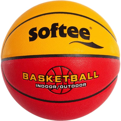 Basketbalbal Leer Softee Nine -maat 9- Naranja/Amarillo - 30
