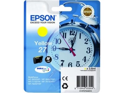 EPSON Cartouche d'encre T2704 Jaune - Réveil (C13T27044012)