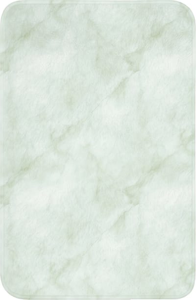 WC mat 40x60 cm - Antislip - Groen - Marmer - Vloeiende aders - Toiletmat - Vloermat - Douchemat - Toilet tapijt - Toiletmatten