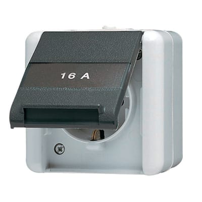 Jung WG800 Wandcontactdoos (WCD schakelmateriaal) (Europese Stekkerdoos) - 820NAW