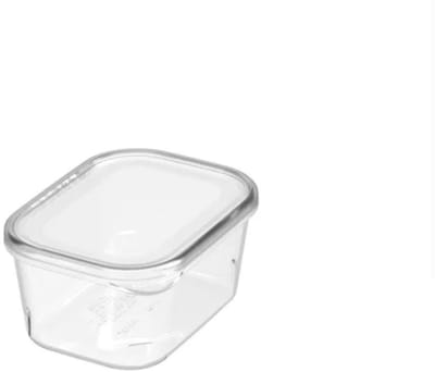 Saladebakjes met deksel- hard plastic- sAN- 45 stuks- 250 ml- transparant