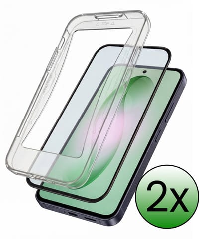 Screenprotector - 2 Stuks Geschikt voor Samsung Galaxy S26 - Met Installatie Kit - Beschermglas - Gehard Glas - Tempered Glass - Screen Protector
