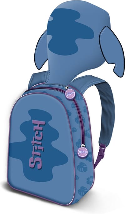 Karactermania - Disney - Lilo & Stitch - Rugzak met Capuchon - Rugtas - Backpack - Blauw