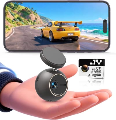 Dashcam 2K - Autocamera Videorecorder - Verkeersveiligheid Bewaken - Spraakbesturing - 32 GB SD-kaart - Zwart