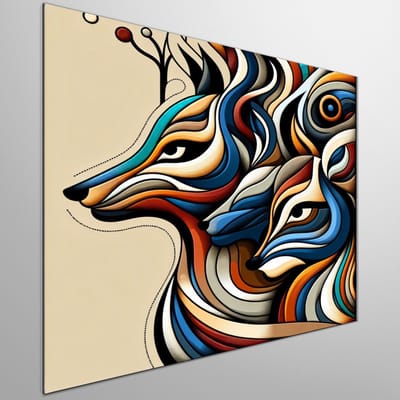Kunstprint | Wanddecoratie | Dibond | 80 × 80 cm