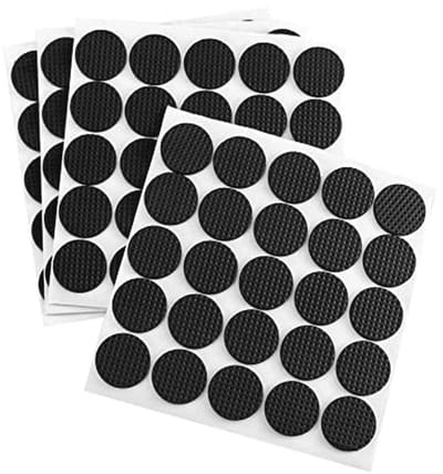 100 stuks rubberen vloerbeschermers 25 mm x 3 mm, zelfklevende antislippads voor meubelvoeten