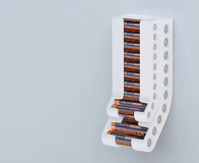 Batterij Opslag -- Organizer -- Combo -- Batterij Organizer -- Opslaghouder -- Wandhouder -- Batterij Dispenser Houder