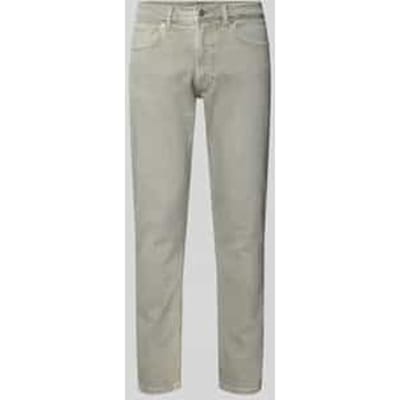 tapered fit jeans van katoenmix model 'STANLEY'