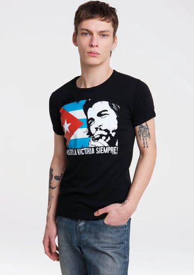 Logoshirt T-Shirt Che Guevara - Cuban Flag