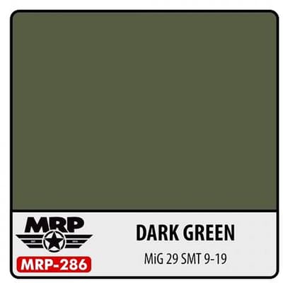Mr. Paint MRP-286 - Dark Green MIG 29 SMT – 30 ml verf voor Airbrush & Detailwerk