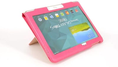 Samsung Galaxy Tab 3 Smart Tablethoes Roze voor bescherming van tablet- 8719273119303