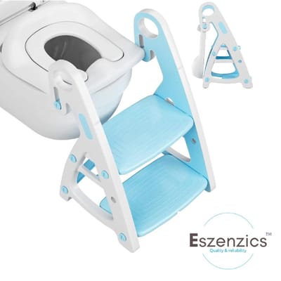 Eszenzics™ 2-in-1 Toiletverkleiner 'Sep' - Toiletbril peuter - WC bril met trap - Kinderen - Stabiel en veilig - Potje zindelijkheidstraining - Verkleiner