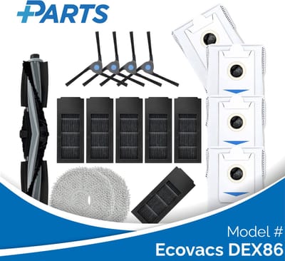 Ecovacs DEX86 Onderhoudsset (Plus.Parts® alternatief voor DKT060099)