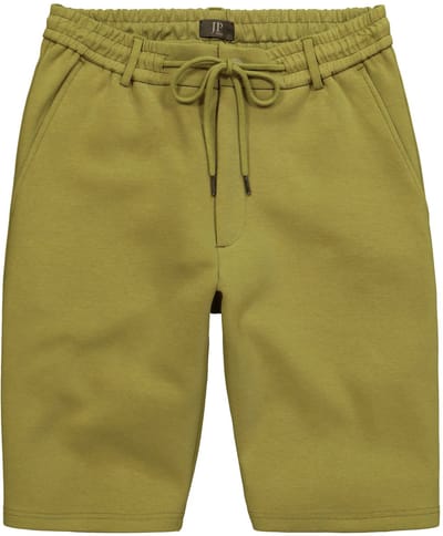 JP 1880 - Heren - Jersey bermuda chino FLEXNAMIC® business mix & match NEW YORK - Groen - Maat 5XL