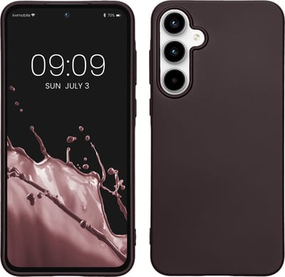 kwmobile telefoonhoesje geschikt voor Samsung Galaxy A55 5G - Hoesje voor smartphone - Back cover in metallic braam